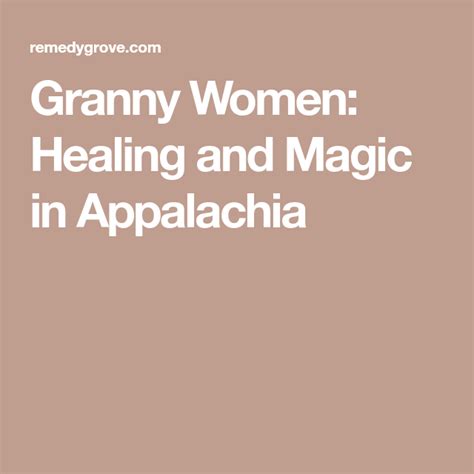 Appalachian Granny Magic: Using the Elements for Spiritual Awakening